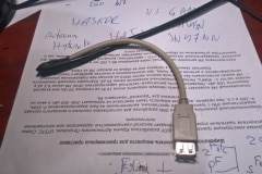 USB hosszabbító csatlakozó felszerelve