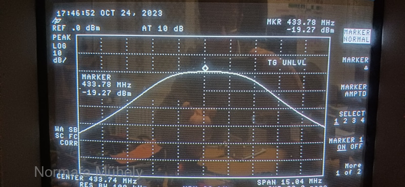 HA7ZUM-10 LoRA APRS iGate  behangolt szűrője.