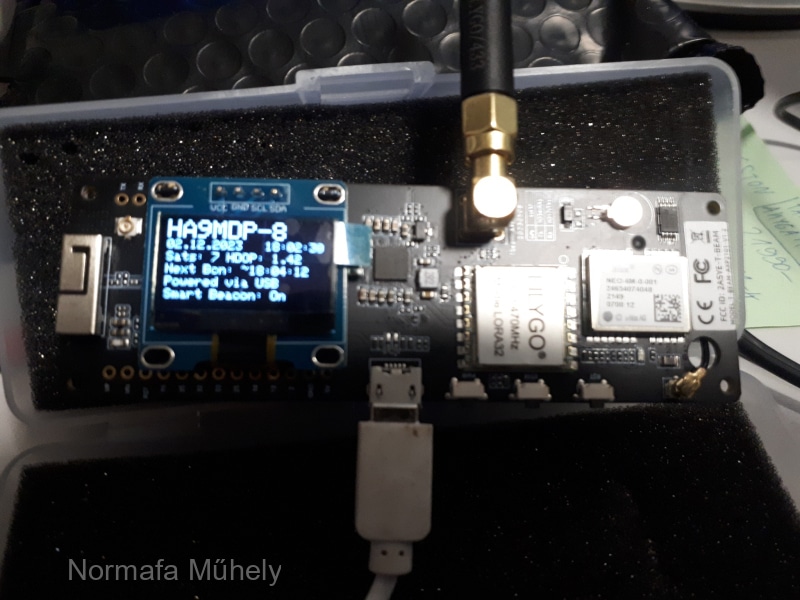 LoRaAprs433 Tracker programozás.