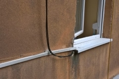Lakásszint rögzítés és vízmentes bevezetés
