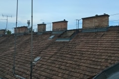 Leendő RH antenna helye a cseréptetőn kívűl.
