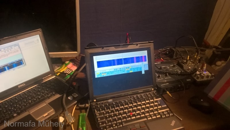 SAQ  17,2 kHz-es jelek vétele.