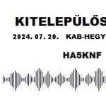 KITELEPÜLŐ NAP "FIELD-DAY" 2024. július 20.